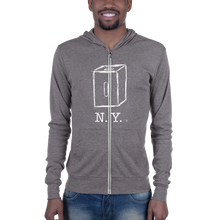 Unisex zip hoodie (N.Y.)
