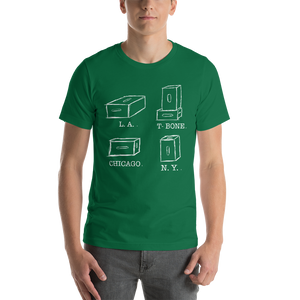 T-shirt unisexe à manches courtes (4 Logos) / Short sleeves T-Shirt (4 Logos)