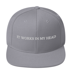 Snapback Hat / Casquette (It works in my head)