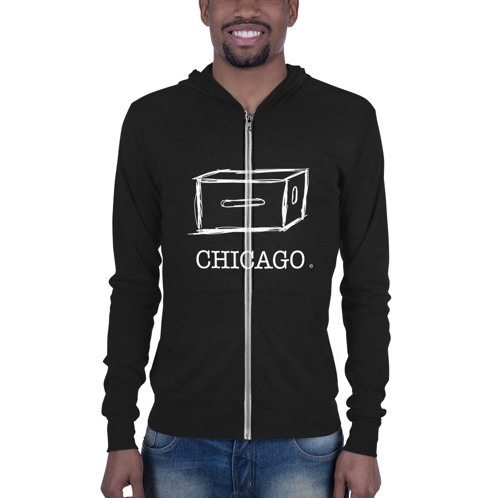 Unisex zip hoodie (Chicago)