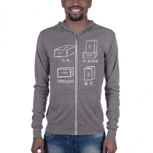 Unisex zip hoodie (4 Logos)