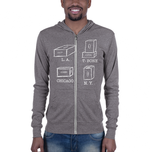 Unisex zip hoodie (4 Logos)