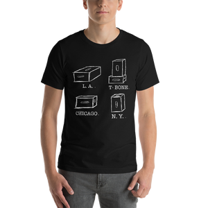 T-shirt unisexe à manches courtes (4 Logos) / Short sleeves T-Shirt (4 Logos)